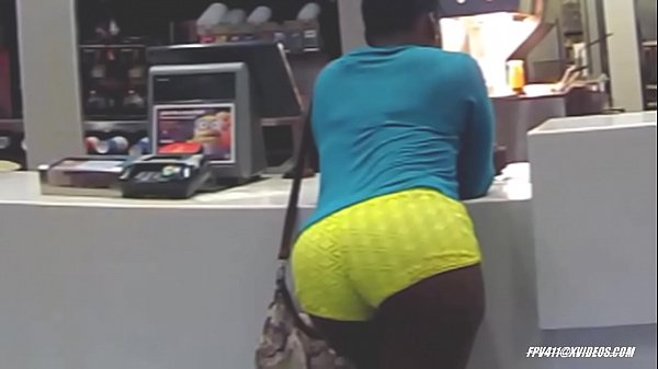 Tight Yellow Booty Shorts